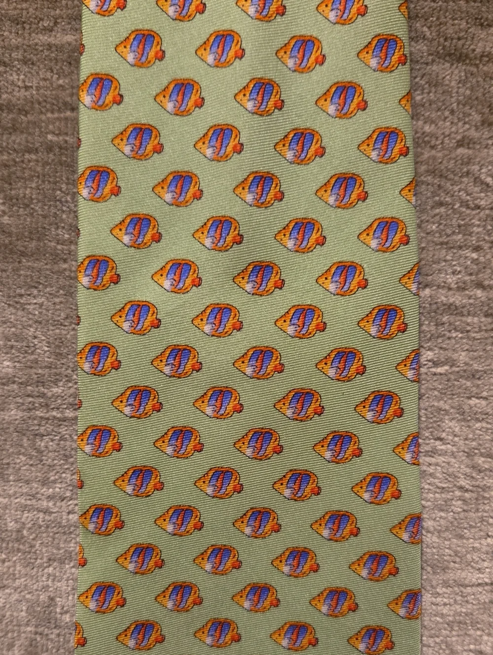 VTG J.Crew Tropical Fish Tie